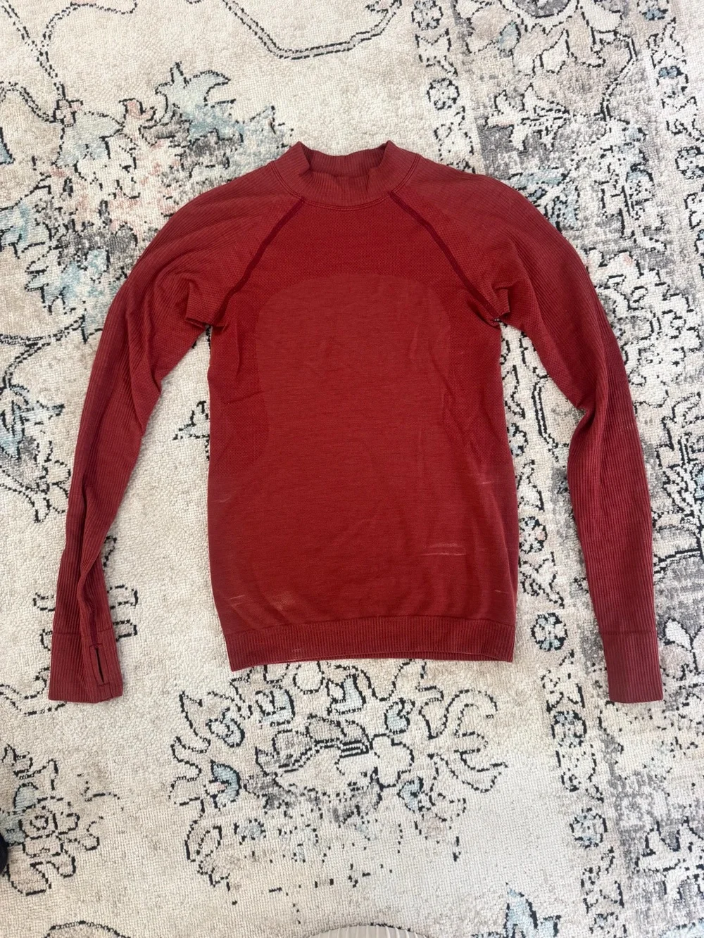 lululemon athletica Women's Turtleneck Sweater in Red
